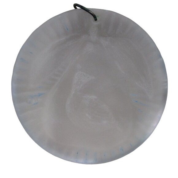 Partridge in A Pear Fostoria Glass Christmas Ornament 1973 In Orignal Box GUC - Picture 2 of 10